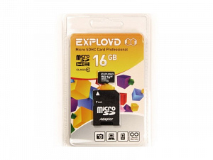 ����� ������ Micro SD 16Gb Exployd Class10